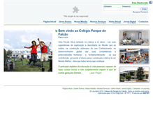 Tablet Screenshot of colegio-falcao.com